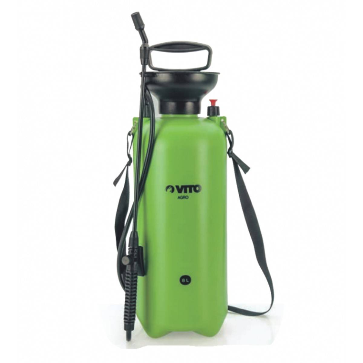 Pulvérisateur de Jardin 8L + Lance 60cm poignée tuyau 1.20m - Pulvérisateur à main Spray et Jet VITO - Imagen 9
