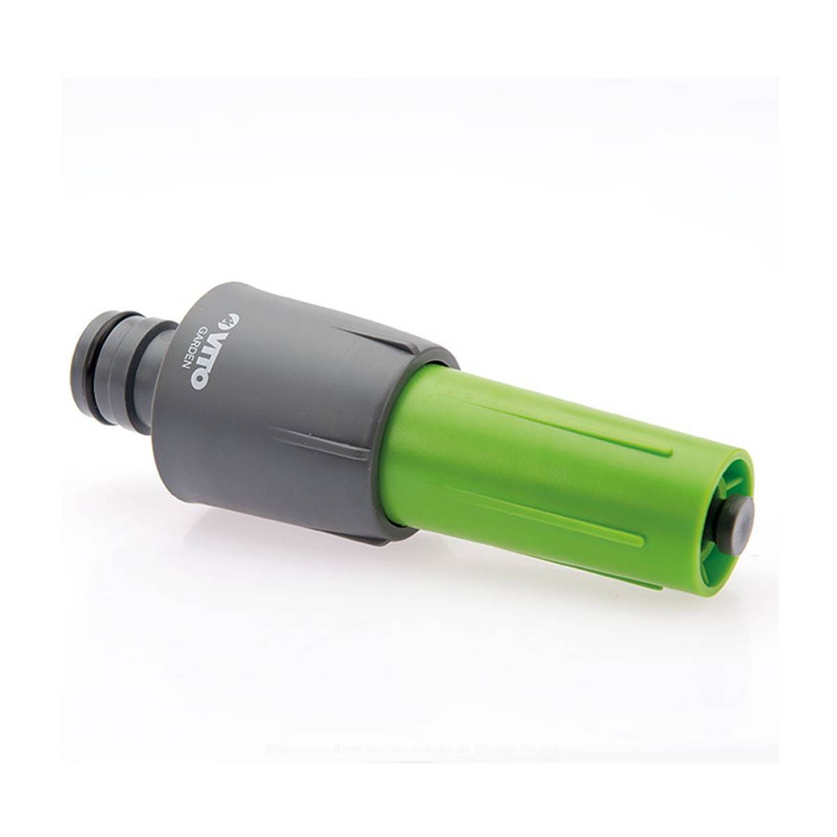 Kit arrosage 4 pieces diam 25-1" lance multi jet + nez de robinet + raccord rapide + embout raccord VITO - Image 2