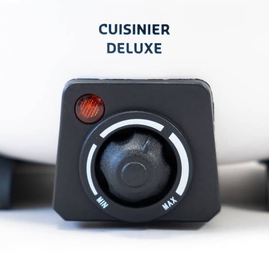 Appareil à fondue électrique 6 pers.800W Cuve 2L Anti-adhésif + 6 Fourchettes Inox Cuisinier DELUXE - Imagen 3