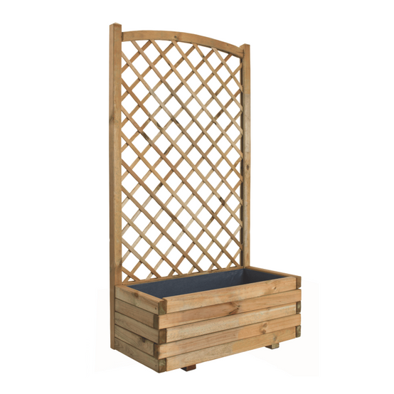BAC A FLEURS AVEC TREILLIS 150CM - Image 1