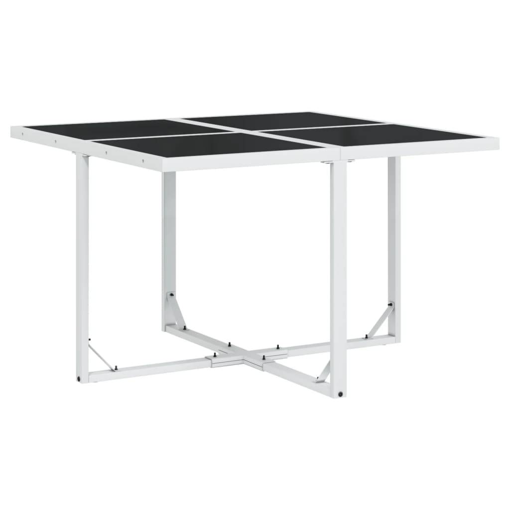 Vidaxl - Ensemble à manger de jardin avec coussins 5 pcs-Salons de jardin blanc textilène 631520 - Image 3