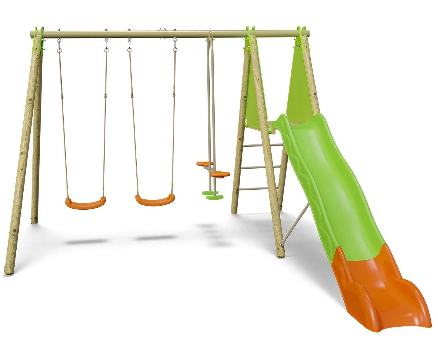 Station de jeux Techwood OPTIMA Trigano 2,30 m avec toboggan - Image 1