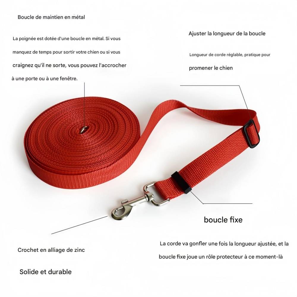IntiMeg - Longe de dressage pour chien ROSE IntiMeg - Image 6