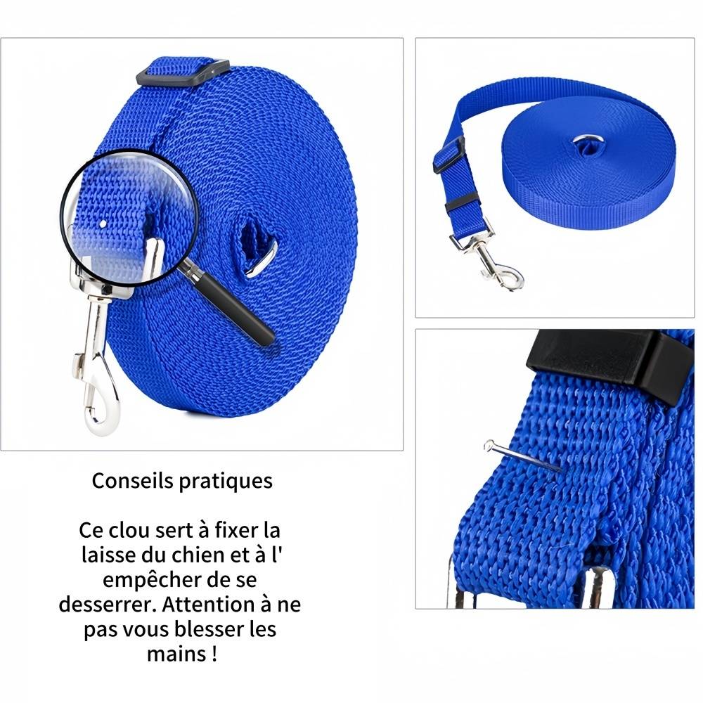 IntiMeg - Longe de dressage pour chien ROSE IntiMeg - Image 2