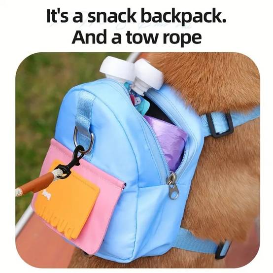 IntiMeg - Sac à dos avec laisse pour chien IntiMeg - Image 2