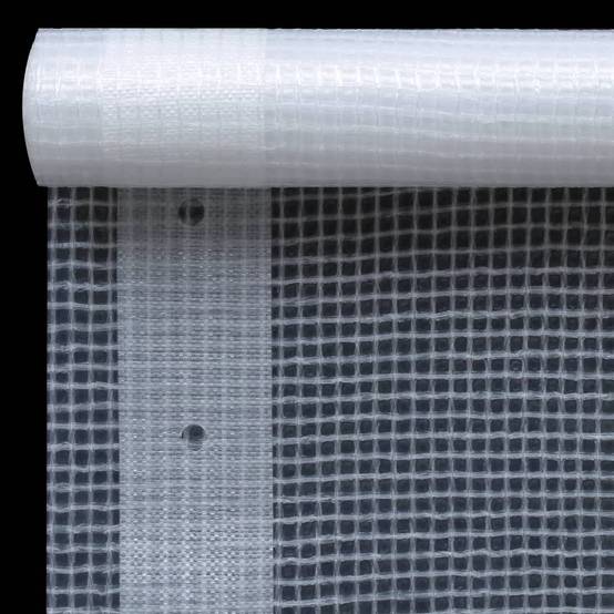 Lot de 2 Bâches Leno PE Renforcé 260g/m² Polyvalente pour Serre et Bricolage Blanc 3x6 m – ComfortXL Outdoor Living - Image 3
