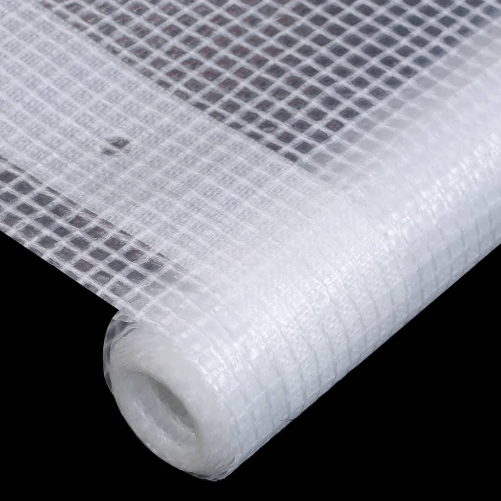 Lot de 2 Bâches Leno PE Renforcé 260g/m² Polyvalente pour Serre et Bricolage Blanc 3x6 m – ComfortXL Outdoor Living - Image 5