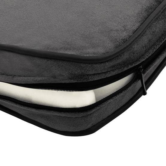 Vidaxl - Canapé pour chien Gris foncé 81x43x31 cm Peluche et similicuir vidaXL 171044 - Imagen 5