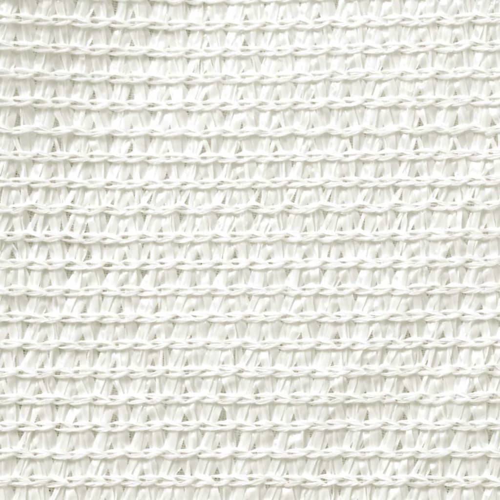 Helloshop26 - Voile d'ombrage 160 g/m² PEHD 2 x 5 m blanc - Imagen 3