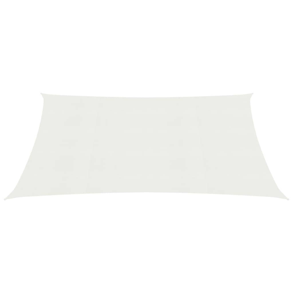 Helloshop26 - Voile d'ombrage 160 g/m² PEHD 2 x 5 m blanc - Imagen 2