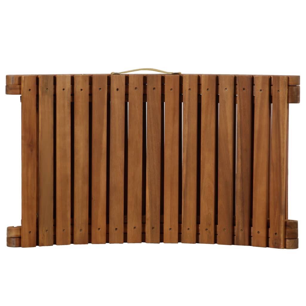 Helloshop26 - Lot de deux chaises longues et coussins crème blanc bois massif acacia - Imagen 6