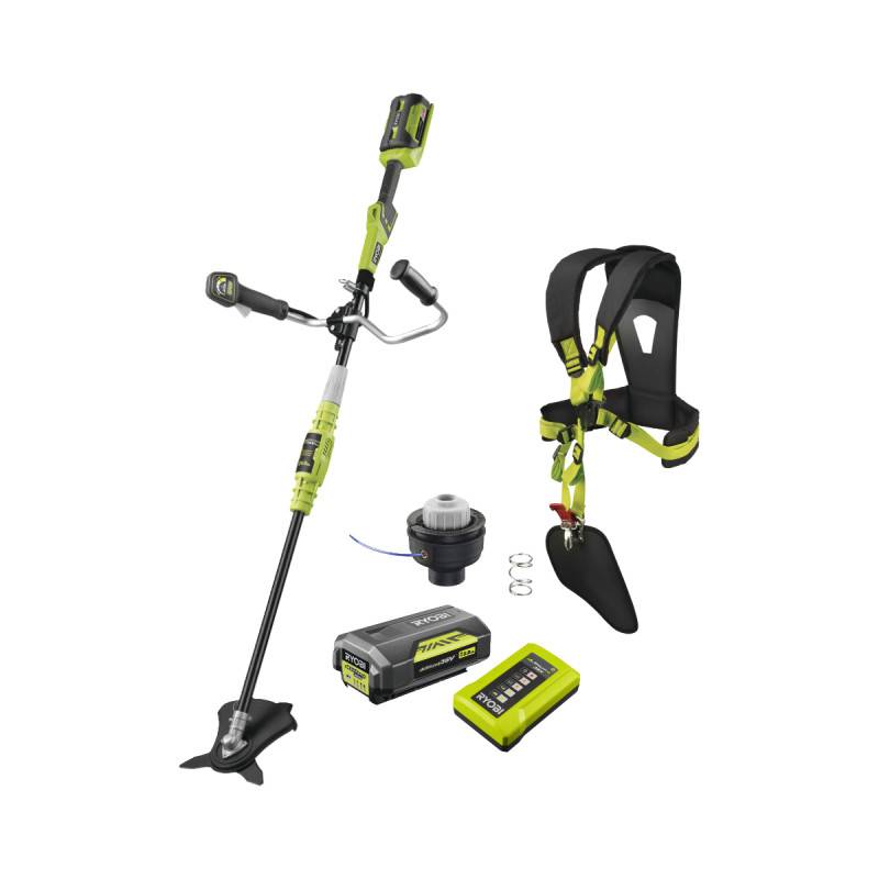 Ryobi - Pack RYOBI débroussailleuse 36V Lithium-ion RBC36X26B - tête complète simple fil diamètre 1,6mm RAC114 - Image 1