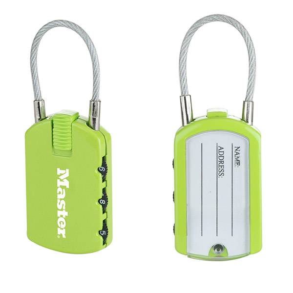 Master Lock - Lot de 2 cadenas porte-adresse à combinaison 4684EURTCOL Master Lock - Image 1