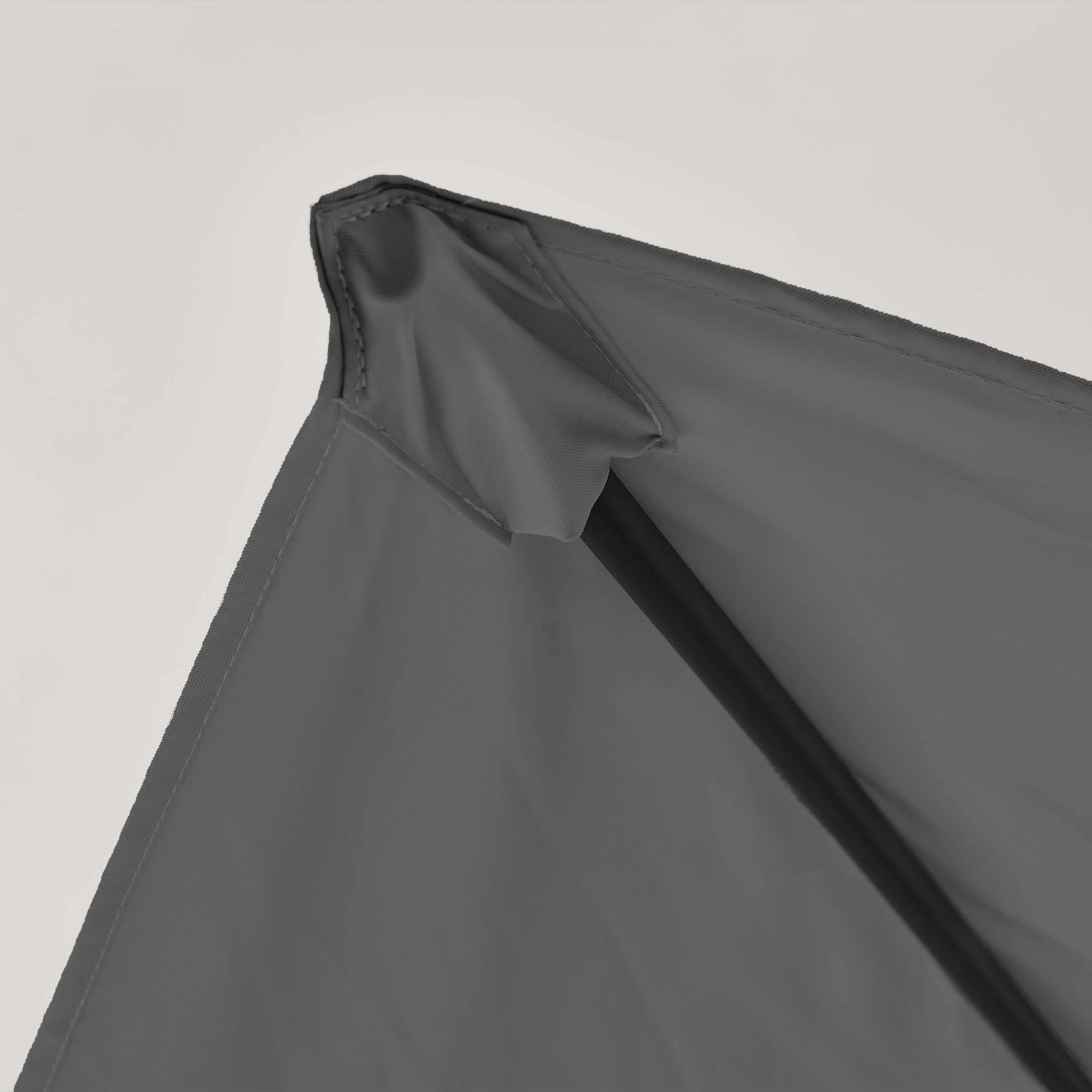 Oviala - Toile pour parasol déporté 2x3m anthracite Amalya - Oviala - Imagen 2