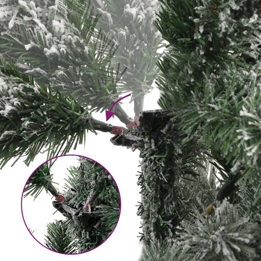 Sapin de Noël | Arbre de Noël artificiel à charnières avec neige floquée 210 cm Maison Chic - Image 3