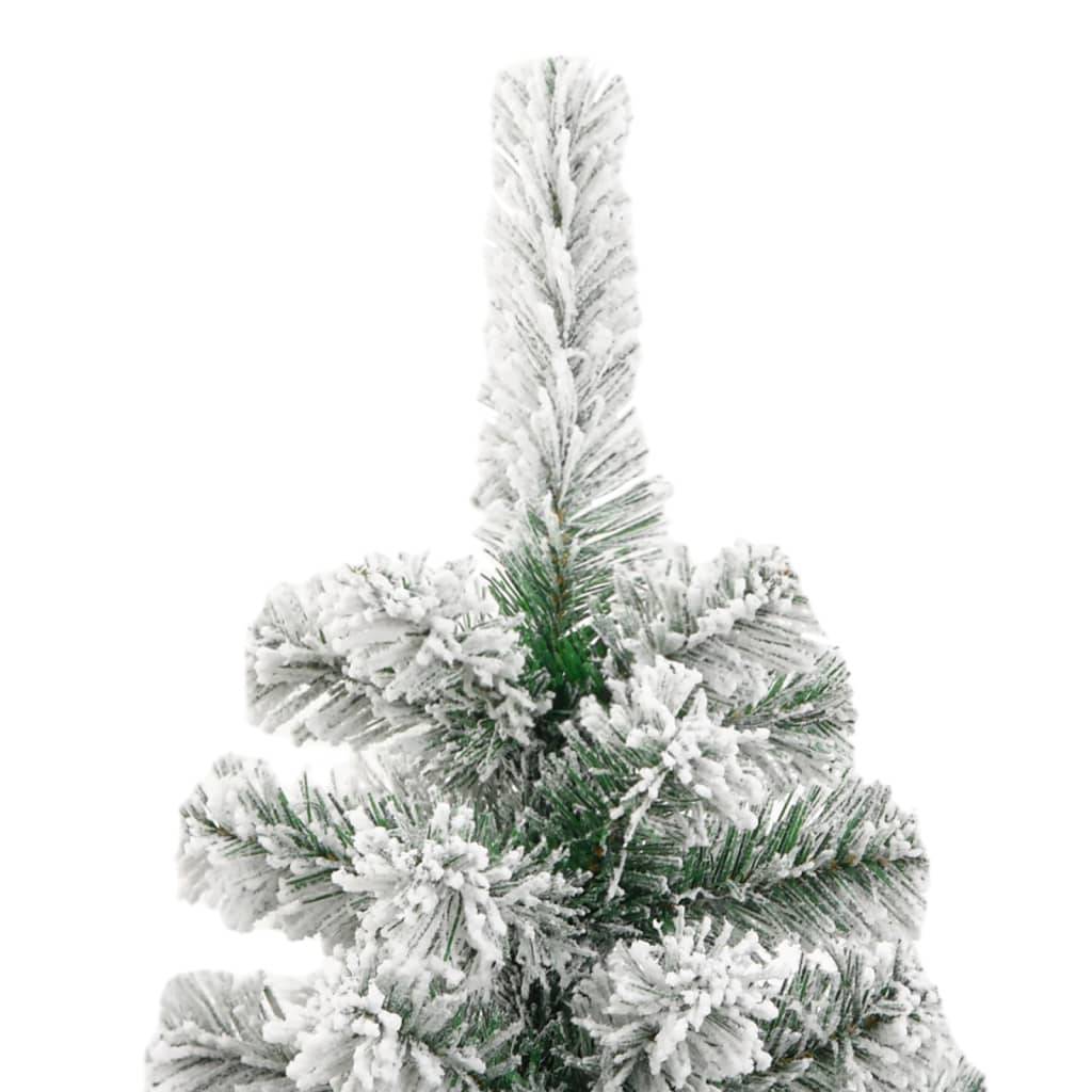 Sapin de Noël | Arbre de Noël artificiel à charnières avec neige floquée 210 cm Maison Chic - Image 4