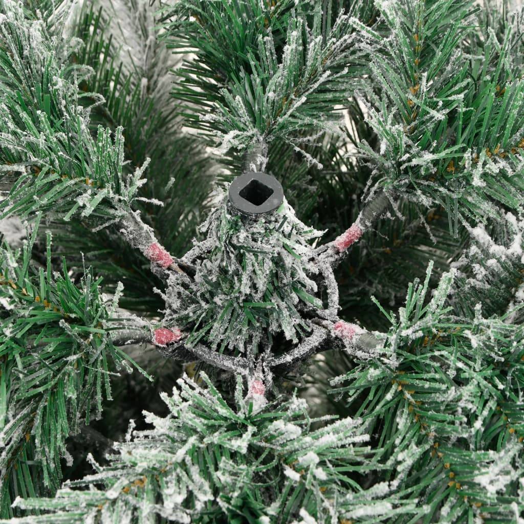 Sapin de Noël | Arbre de Noël artificiel à charnières avec neige floquée 210 cm Maison Chic - Image 7