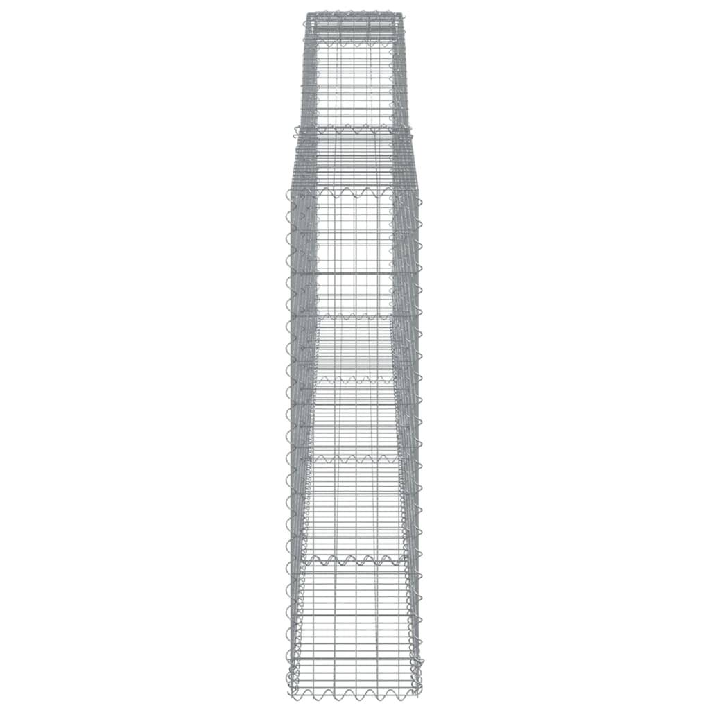 Vidaxl - Paniers à gabions arqués 8 pcs 400x30x120/140 cm Fer galvanisé vidaXL 3146885 - Image 6