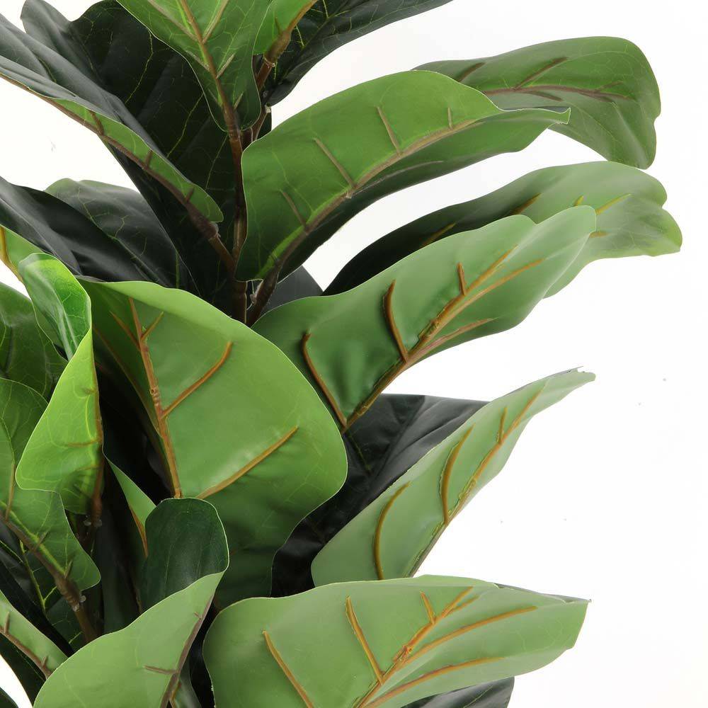 The Home Deco Factory - Plante artificielle feuillage dense en pot 90 cm - Imagen 4