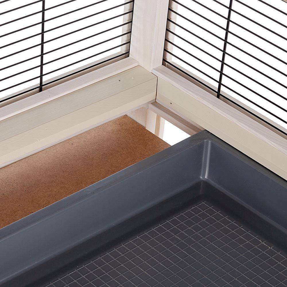 Ferplast - Volière pour Oiseaux en Bois FSC WILMA LARGE, Cage pour Canaris Perruches, Accessoires inclus - Imagen 7