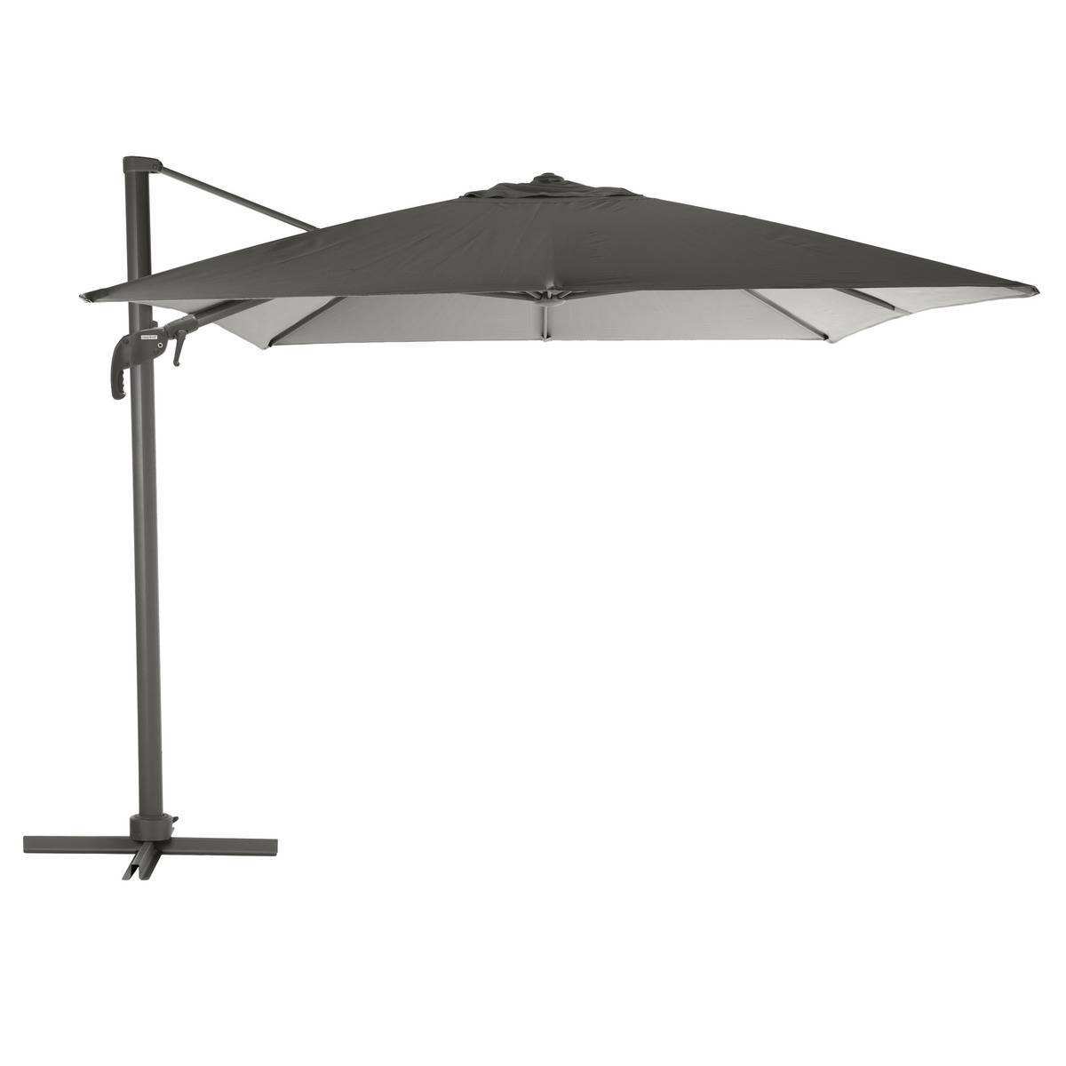 Hesperide - Parasol déporté rectangulaire inclinable "Elea" ardoise 4x3m en aluminium Hespéride - Imagen 1
