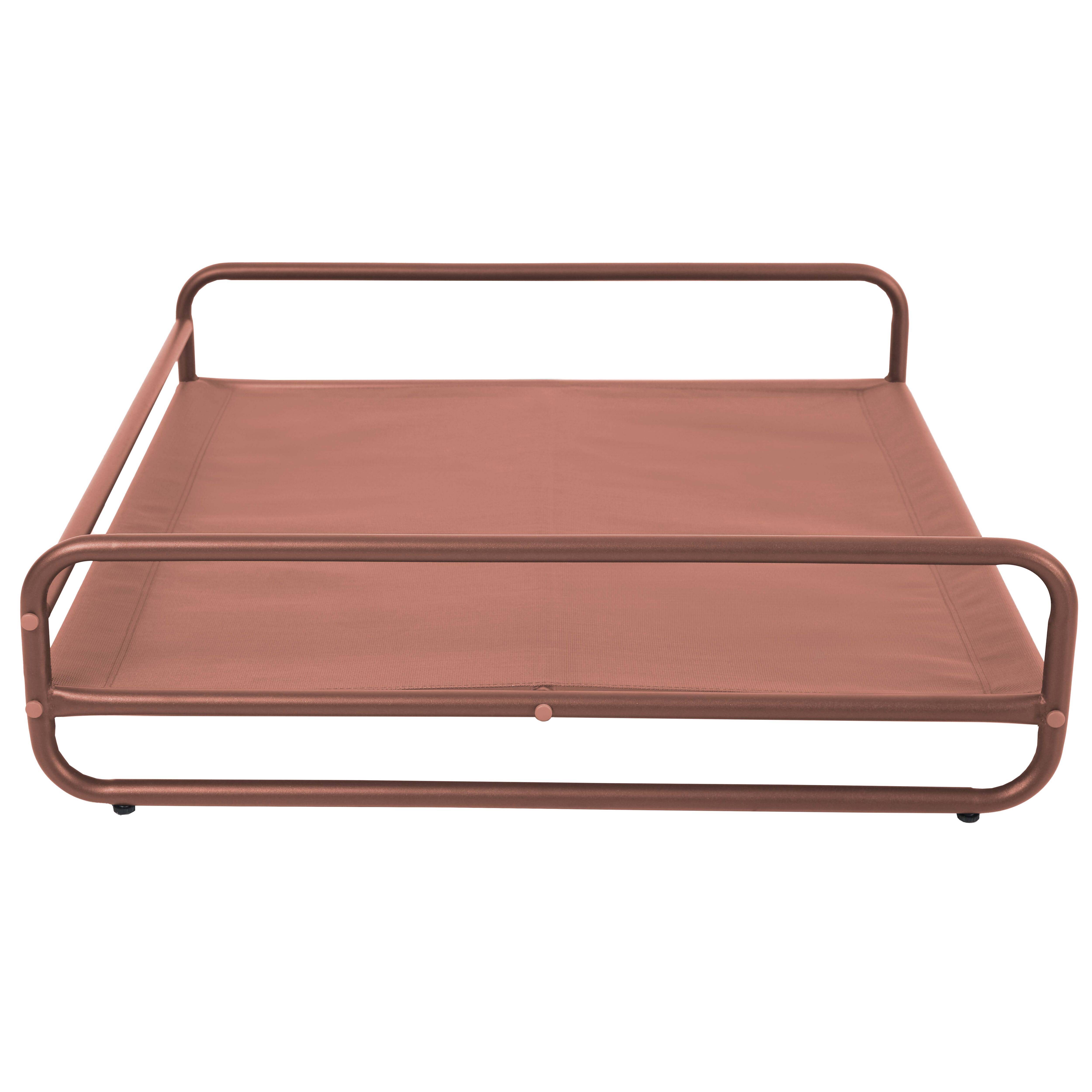 Oviala - Structure pour fauteuil et pouf de salon jardin modulable terracotta Mixi - Oviala