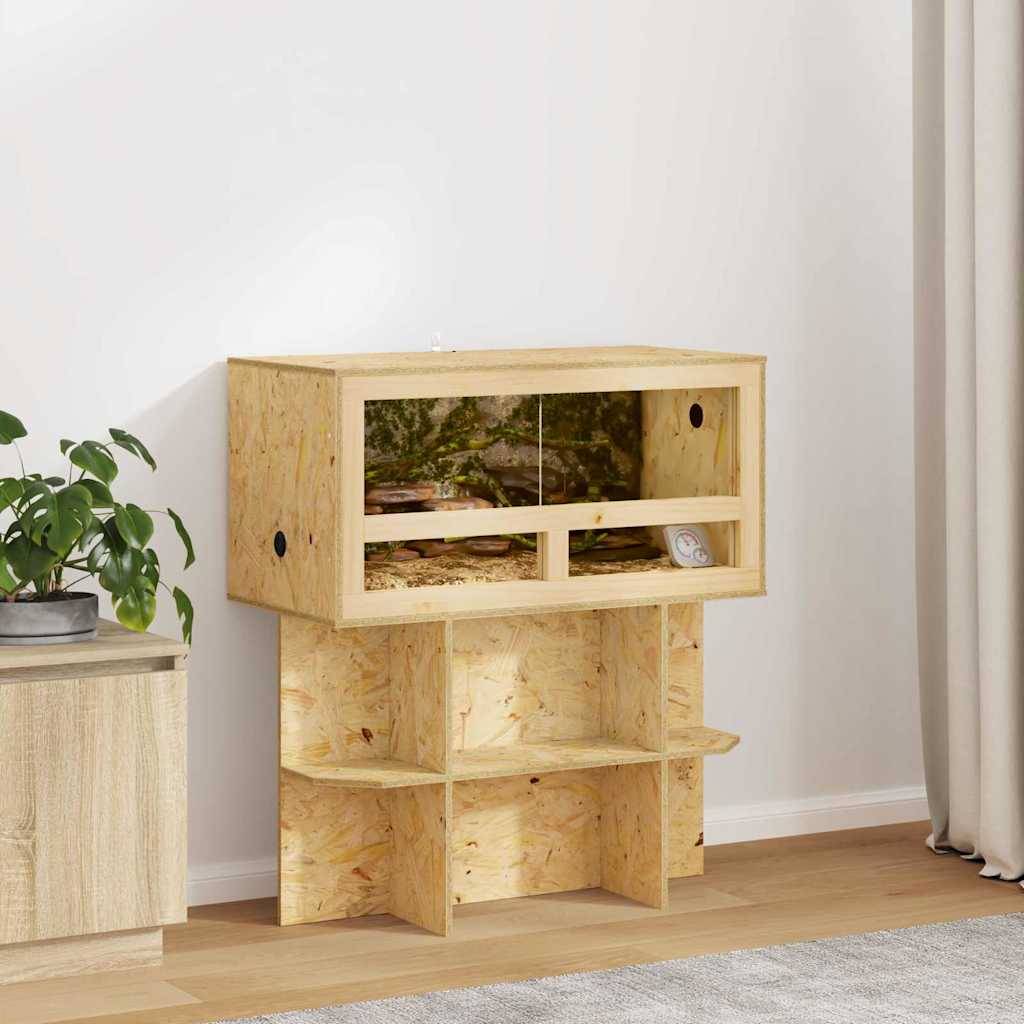 Vidaxl - Terrarium Marron 80 x 40 x 90 cm OSB vidaXL 3397893 - Image 1