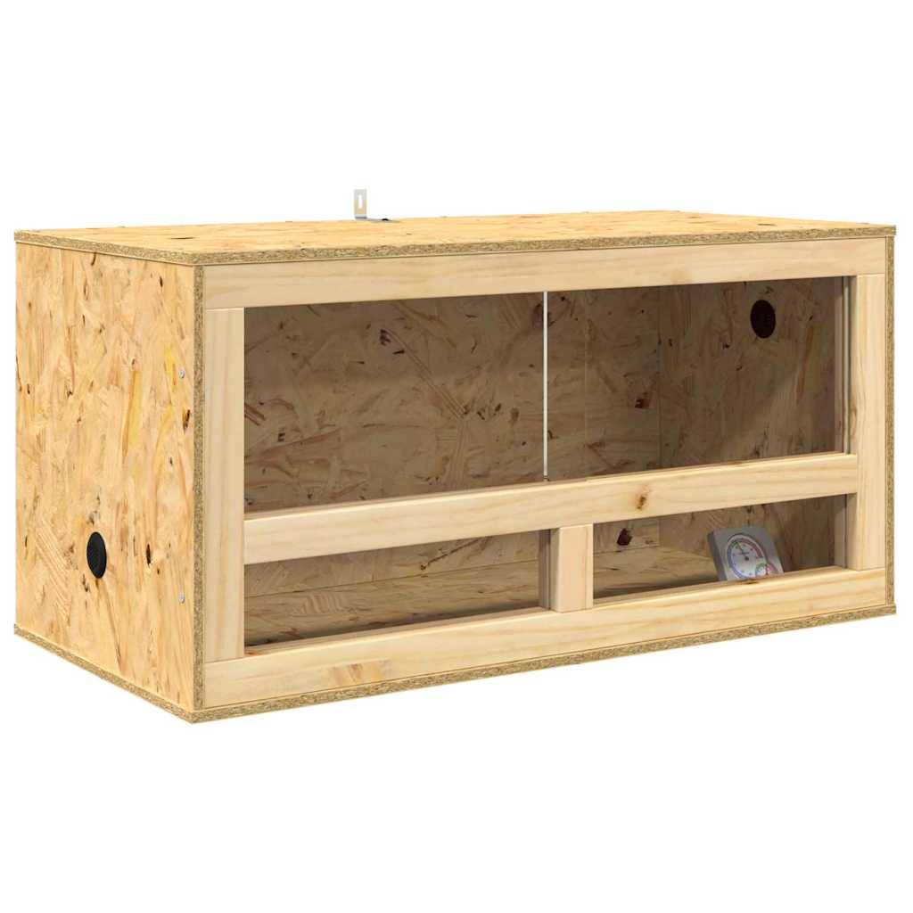 Vidaxl - Terrarium Marron 80 x 40 x 90 cm OSB vidaXL 3397893 - Image 6