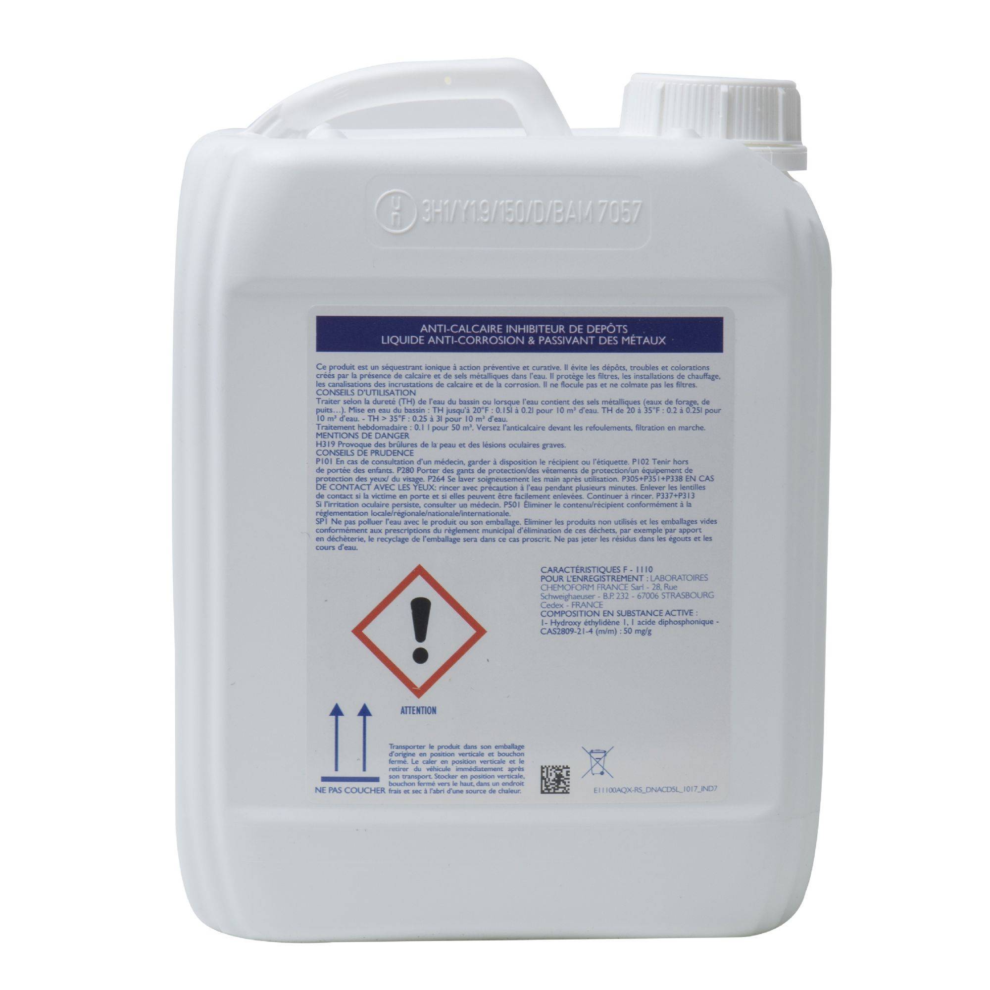 Aqualux - Anti calcaire liquide piscine 5 litres - Image 2