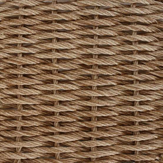 Chaises de jardin polyrotin beige et crème 61 x 58 x 83 cm, Poids:25.2kg - PANGIVO - Image 8