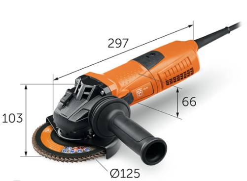 Meuleuse 1300 W CG 13-125V - FEIN - 72228060000 - Imagen 2