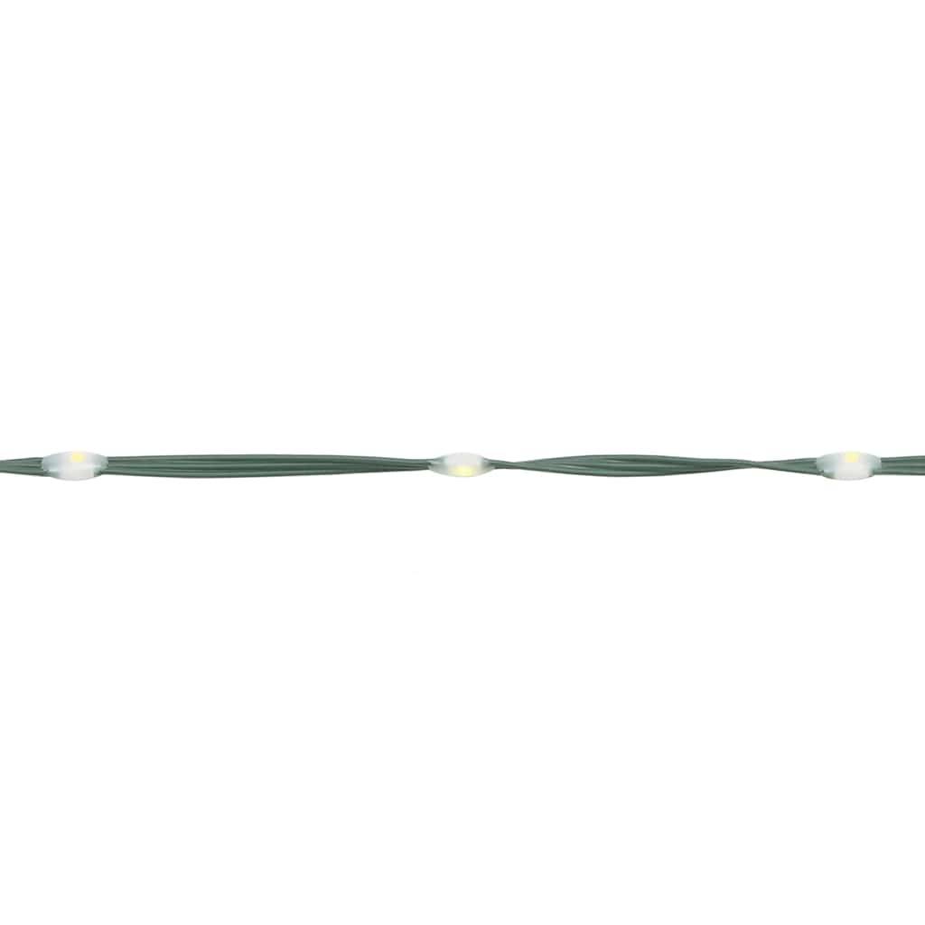 Vidaxl - Sapin de Noël à LED avec piquets 1534 LED blanc chaud 500 cm vidaXL 4016404 - Image 4