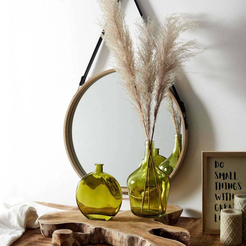 The Home Deco Factory - Vase bonbonne en verre Augustine (Lot de 2) - Imagen 2