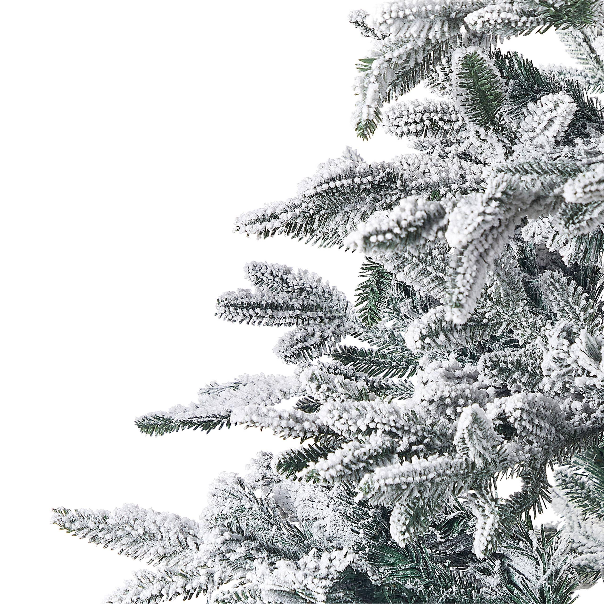 Beliani - Sapin de Noël PVC Blanc BASSIE - Beliani - Imagen 4