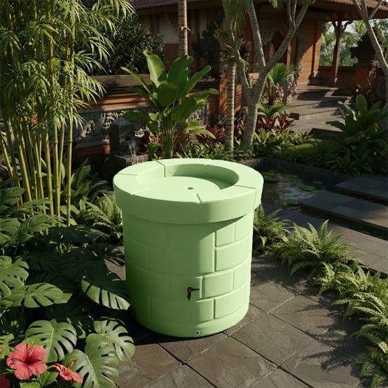Récupérateur d'eau de pluie 340l + kit complet - plast'up rotomoulage - Image 4