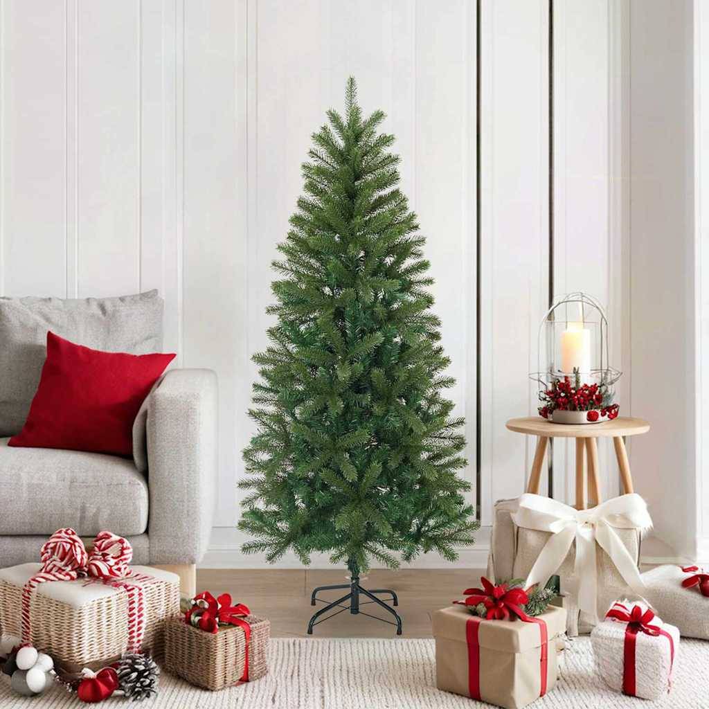 Vidaxl - Sapin de Noël artificiel Vert 150 cm PVC, PE et acier vidaXL 42018733 - Image 1
