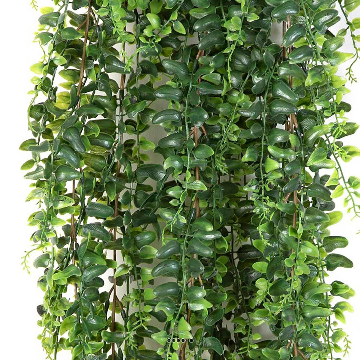 Chute de fougère artificielle L 100 cm lg 30 cm dense - Image 3
