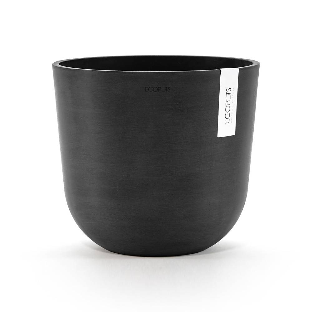 Ecopots - Pot Rond Oslo 25 Gris Foncé - Ø 25 x H. 21,8 cm - 7,7 L ECOPOTS - Imagen 1