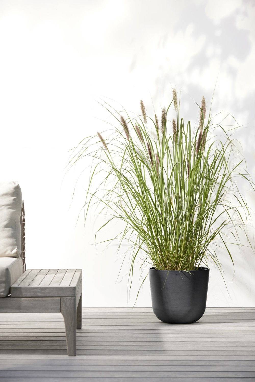 Ecopots - Pot Rond Oslo 25 Gris Foncé - Ø 25 x H. 21,8 cm - 7,7 L ECOPOTS - Imagen 4