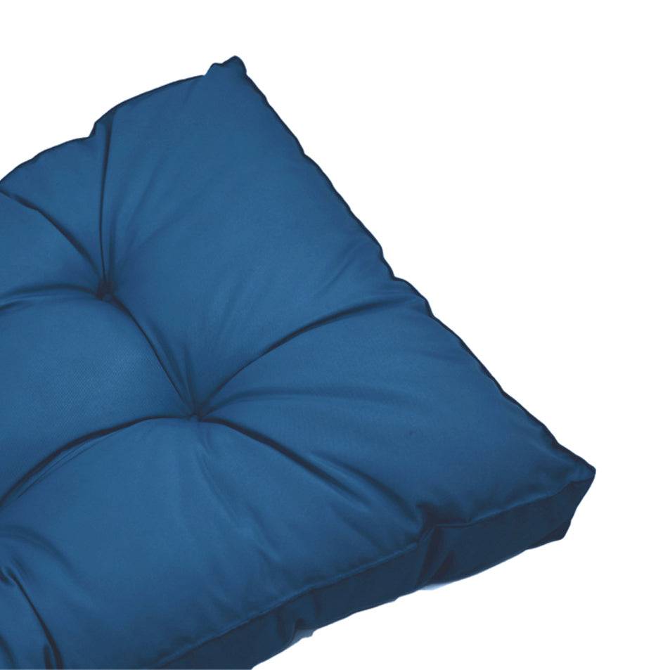 Coussins pour salon de jardin capitonné 60x60cm Bleu pétrole - Déco arts - Image 8