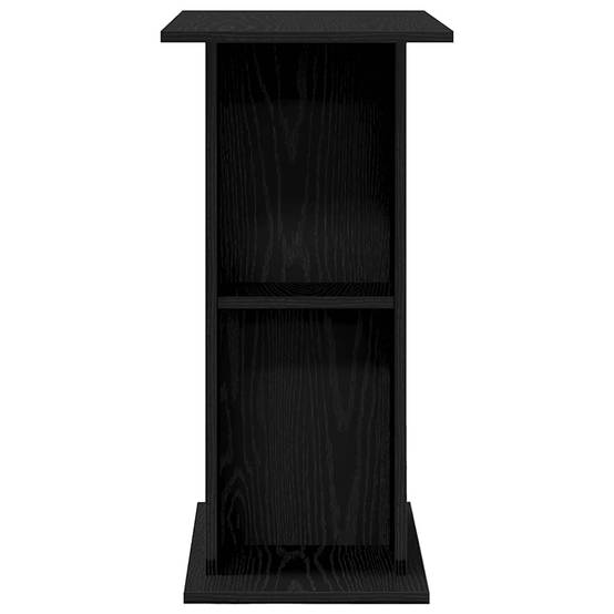 Meuble pour aquarium Chêne Noir avec Stockage sur 3 Étagères 75x36x72,5 cm - ComfortXL Outdoor Living - Image 6