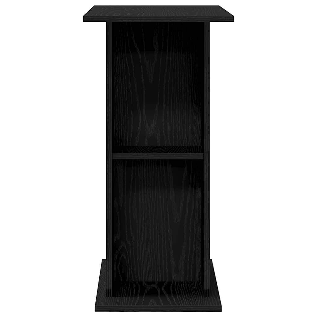 Meuble pour aquarium Chêne Noir avec Stockage sur 3 Étagères 75x36x72,5 cm - ComfortXL Outdoor Living - Image 6