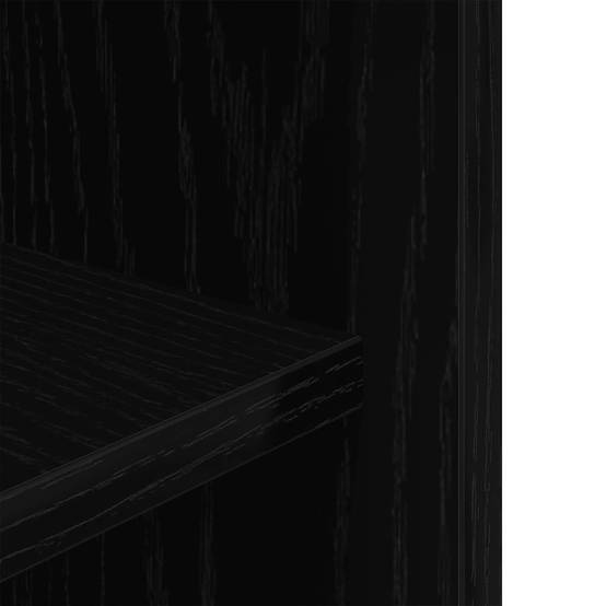 Meuble pour aquarium Chêne Noir avec Stockage sur 3 Étagères 75x36x72,5 cm - ComfortXL Outdoor Living - Image 8