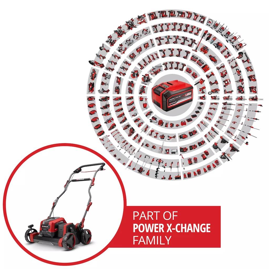 Einhell - Scarificateur et aérateur sans fil – GP-SC 36/40 Li BL – 40 cm – 36 V - Image 3