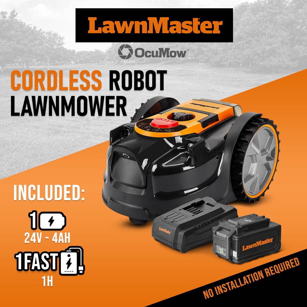 Robot tondeuse autonome 24V sans fil périmétrique - Le robot le plus simple du marché - Image 2