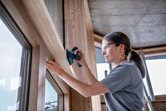 Bosch - Ponceuse excentrique sans fil GSS 12V-13 BOSCH PRO 80x130 mm - sans batterie ni chargeur - Coffret L-BOXX - 06019L0001 - Image 4