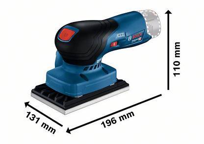 Bosch - Ponceuse excentrique sans fil GSS 12V-13 BOSCH PRO 80x130 mm - sans batterie ni chargeur - Coffret L-BOXX - 06019L0001 - Image 5
