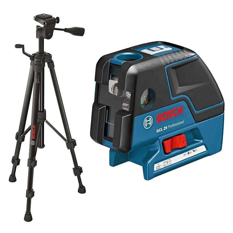 Bosch - Laser points BOSCH 0601066B01 - GCL25 Professional + Trépied BT150 Bosch - Imagen 1