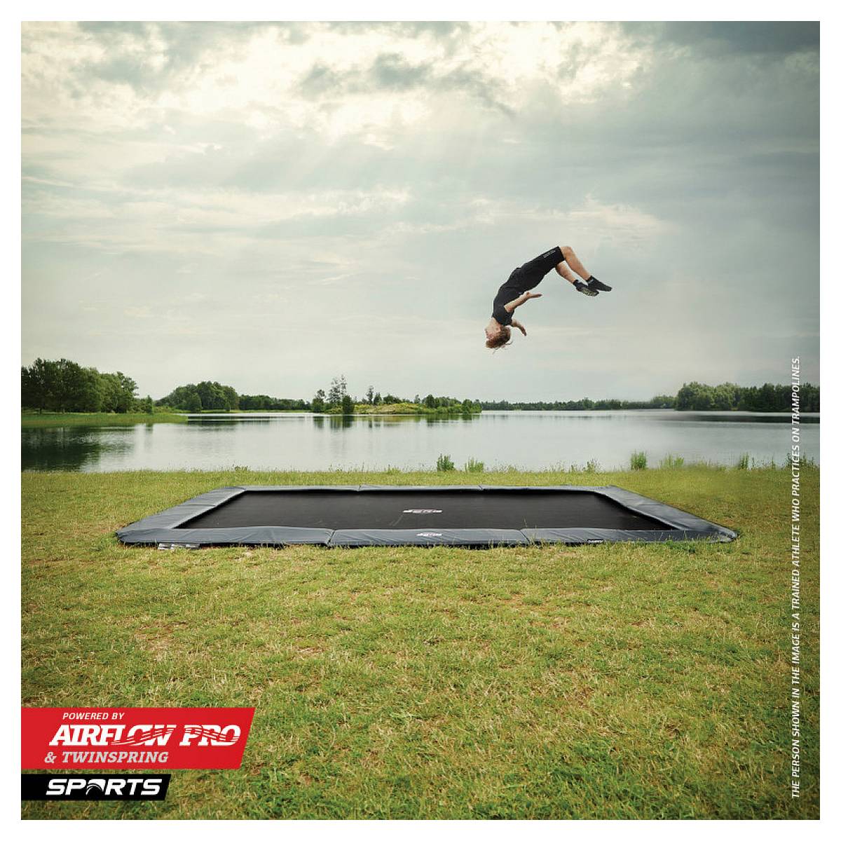 Berg - Trampoline Platground Ultim Champion 500 Black - Saut de Qualité Supérieure - Imagen 2