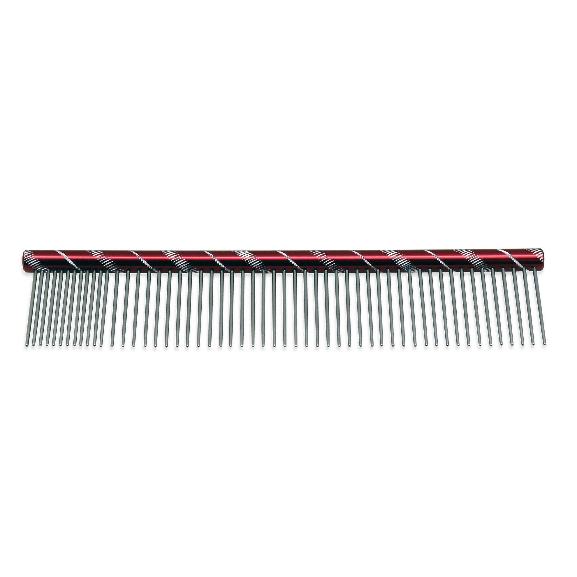 Peigne en acier fantaisie 20cm Couleur : Rouge IDEALDOG